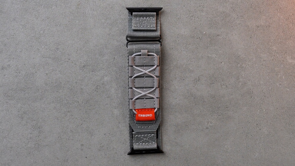 Pasek ERBORD Runner w kolorze szarym