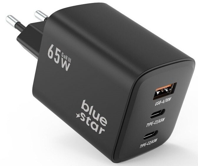 Сетевое зарядное устройство 65 Вт с GaN