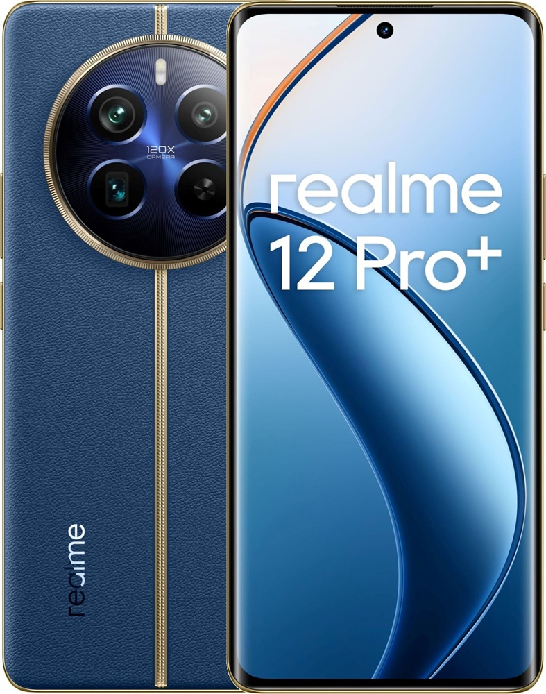 Смартфон Realme 12 Pro+ в синем цвете