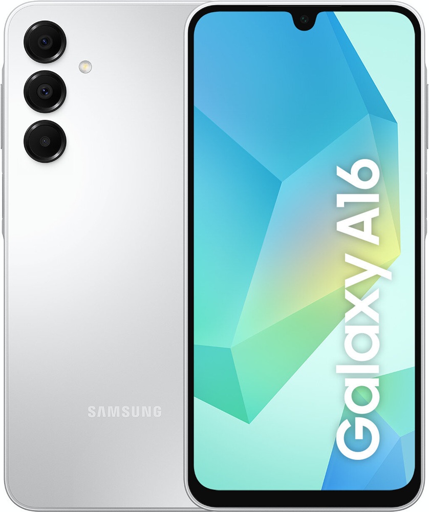 Телефон Samsung Galaxy A16 сірого кольору