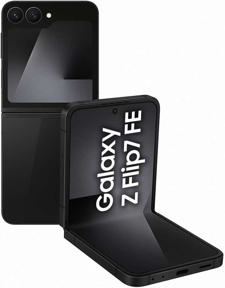 Samsung Galaxy Z Flip7 FE в чёрном цвете