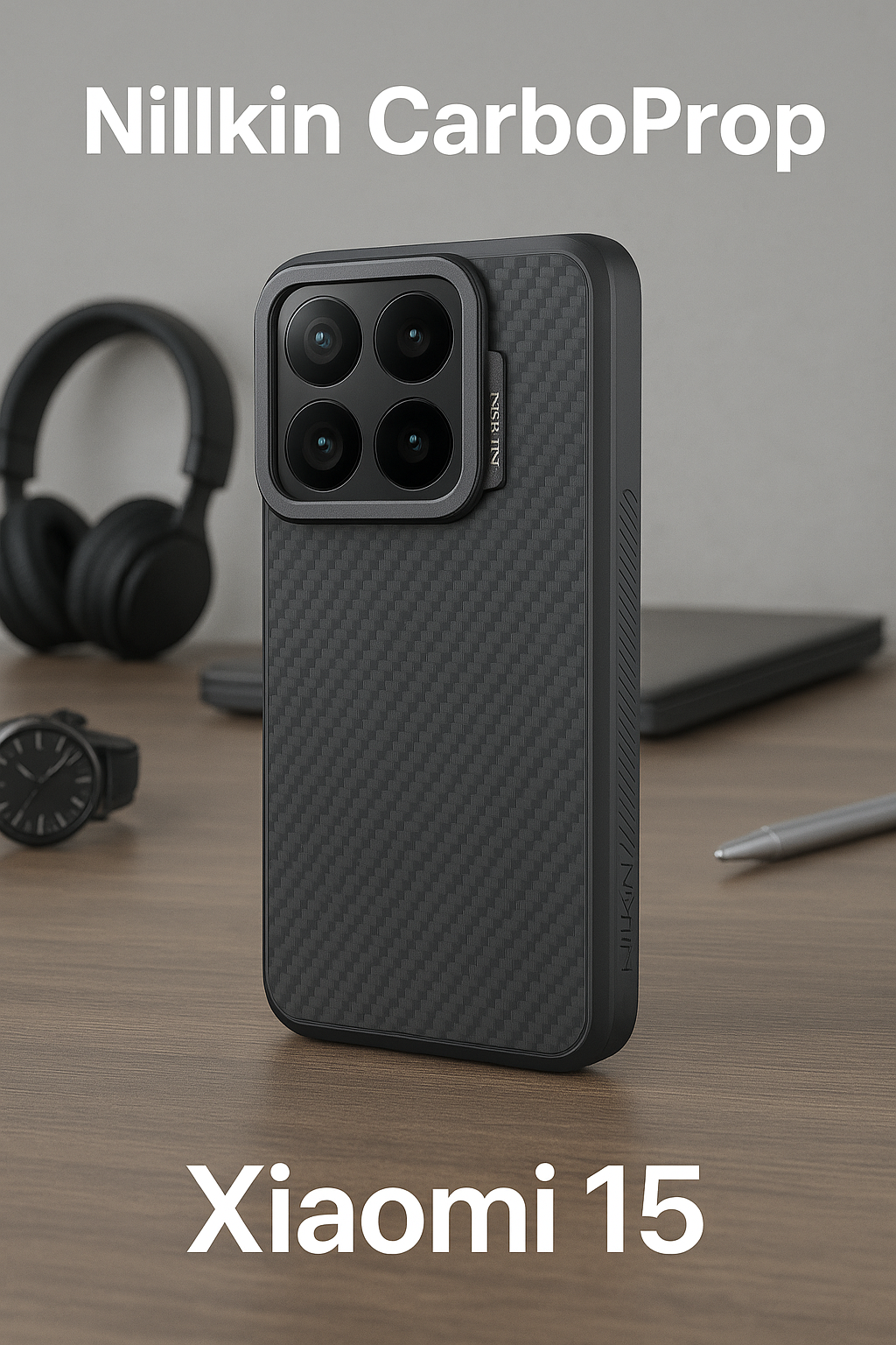 Чохол з арамідного волокна – Nillkin CarboProp для Xiaomi 15 — захист класу преміум