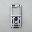 Бронированный Чехол до Samsung Galaxy Z Flip5 5G, Nox Case Ring, серебряный