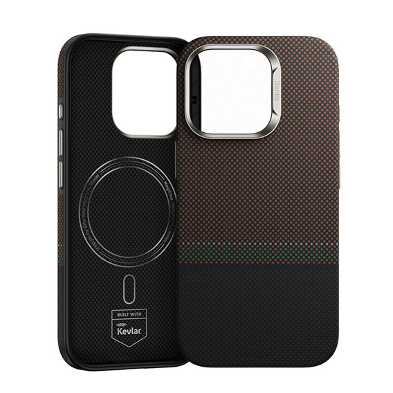 Чохол BENKS Kevlar Magnetic Armor Pro Prestige 600D Y066 для MagSafe з активною кнопкою для iPhone 16 Pro Max