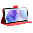 Откидной чехол для Samsung Galaxy A35 5G, Card Slot, красный