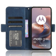 Откидной чехол для Motorola Moto G86 Power 5G, Card Slot, темно-синий
