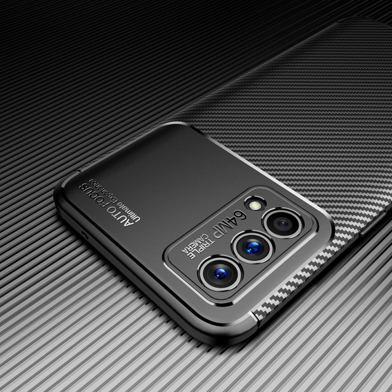 Чехол до Realme GT Master Edition, Carbon Gel, чёрный