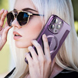 Чохол-книжка для iPhone 14 Pro Max, RFID Wallet MagSafe CamShield, фіолетовий