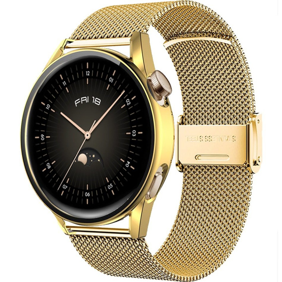 Металический браслет с чехлом для часов Huawei Watch GT 3 42mm, Gold