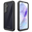 IP68 водонепроникний чохол для Samsung Galaxy A55 5G, Redpepper, чорний