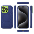 Чехол для iPhone 15 Pro, ERBORD Armor Mag, синий