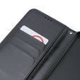 Откидной чехол для Oppo A58 4G, Crazy Horse Wallet, чёрный