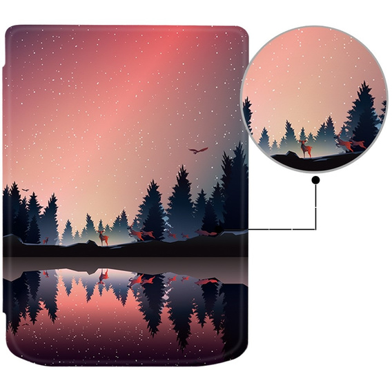 Чохол для PocketBook Verse / Verse Pro, Smartcase, evening landscape