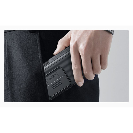 Чохол для Samsung Galaxy Z Fold4 5G, броньований Nillkin, CamShield Pro, чорний