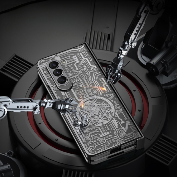 Чохол для Samsung Galaxy Z Fold 5 5G, Mechanical Legend, чорний