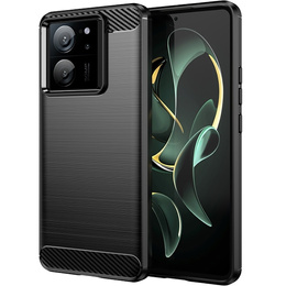 Чехол до Xiaomi 13T / 13T Pro, Carbon, чёрный