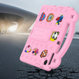 Детский чехол для Lenovo Tab TB311FU, Cute Patterns, с подставкой, розовый