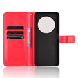 Откидной чехол для Xiaomi Redmi 14C / Xiaomi Poco C75, Crazy Horse Wallet, красный