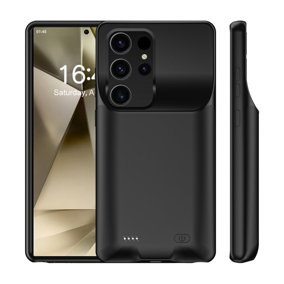 Чехол с батареей 6500mAh до iPhone 13, чёрный
