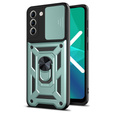 Чехол NOX Camera Slide Samsung Galaxy S23, CamShield Slide, зеленый