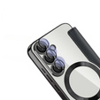 Чохол-книжка для Samsung Galaxy S25, RFID Wallet MagSafe CamShield, чорний