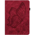 Чехол до Lenovo Tab M9, Wallet Pen Slot, butterflies, коричневый