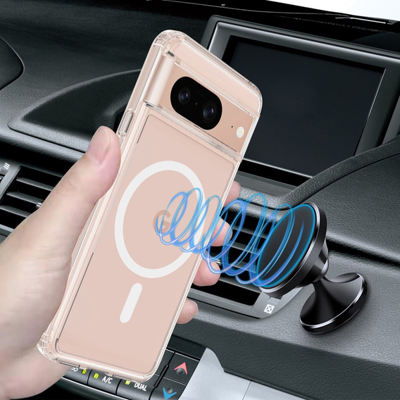 Чехол для Google Pixel 8, гибридный чехол Fusion, для MagSafe, прозрачный