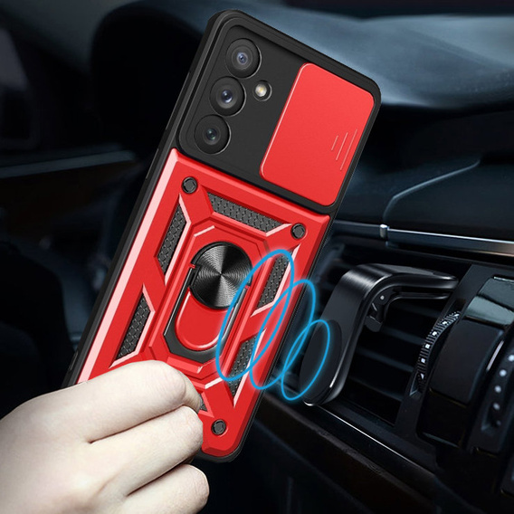 Чохол NOX Camera Slide Samsung Galaxy A54 5G, CamShield Slide, червоний