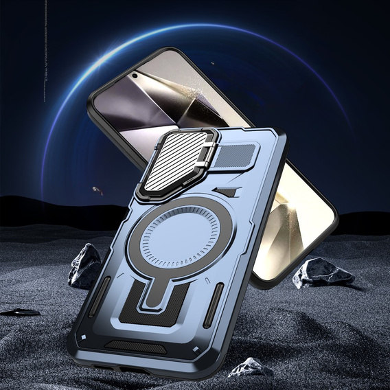 Чохол для Samsung Galaxy S24 FE, Military MagSafe with camera protection, м'яти