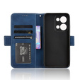 Футляр з клапаном для Oppo Reno 13, Card Slot, темно-синій