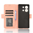 Футляр з клапаном для Infinix Zero 30 5G, Card Slot, рожевий