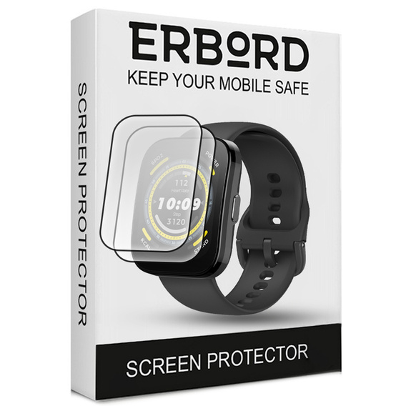 2x Гібридне скло ERBORD для Amazfit BIP 5