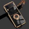 Чехол до Samsung Galaxy Z Flip 4 5G, Electro Ring, чёрный