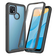 Чoхол Shockproof до Oppo A15 / A15S, із захисним екраном, м'яти
