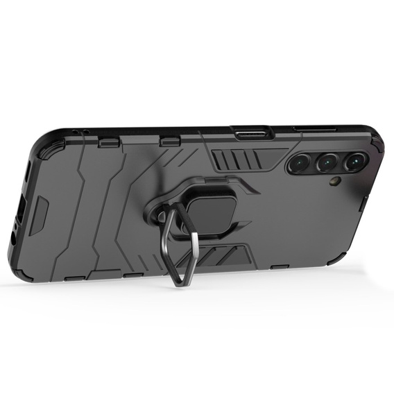 Чехол до Samsung Galaxy A14 4G/5G, Kickstand Ring, чёрный