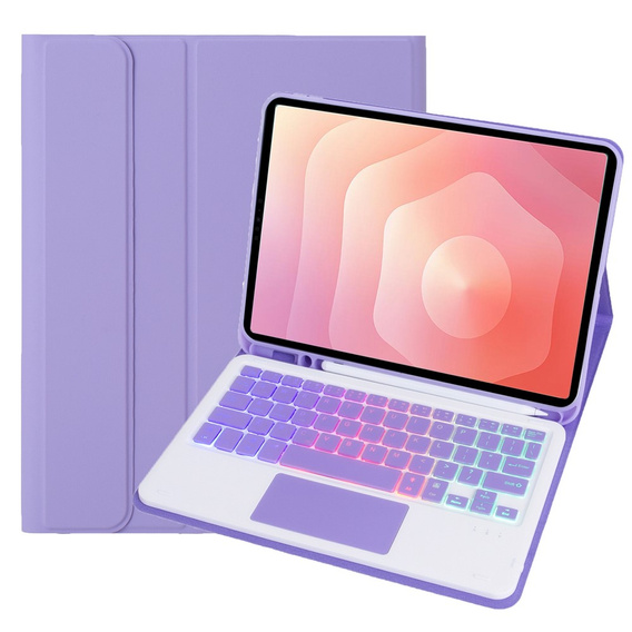 Чохол з підсвічуваною клавіатурою Bluetooth і тачпадом для Samsung Galaxy Tab S11