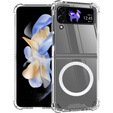 Чехол до Samsung Galaxy Z Flip4 5G, Dropproof, прозрачный