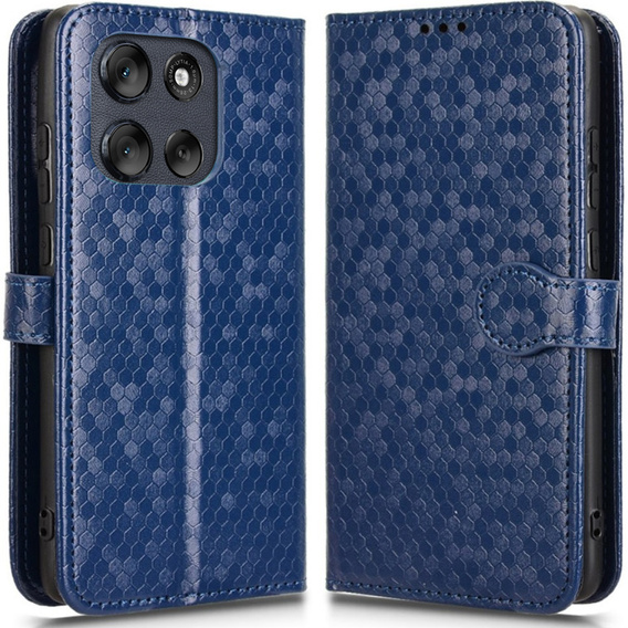 Чохол-фліп для Motorola Moto G56 5G, Wallet Rhombus, м'яти