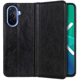 Чохол-фліп для Huawei Nova Y70 4G, Split Leather, чорний