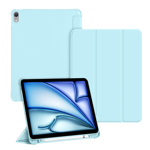 Чехол для Apple iPad Air 11" 6 gen. 2024 (A2902, Smartcase с местом для стилуса, синий