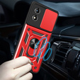 Чохол NOX Camera Slide Motorola Moto E13, CamShield Slide, червоний