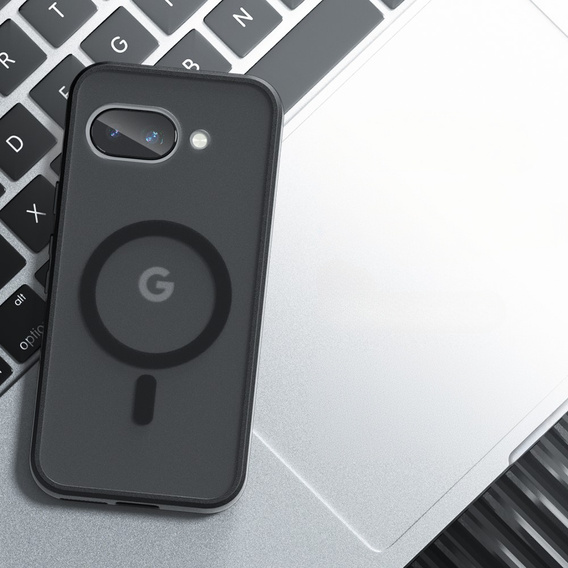 Чохол для Google Pixel 9A, для MagSafe, ERBORD Matt Case, чорний