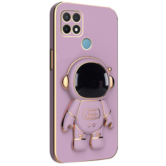 Чoхол до Oppo A15/A15S, Astronaut, фіолетовий