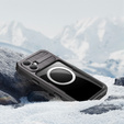 IP68 Водонепроницаемый чехол для iPhone 16 Plus, SHELLBOX MagSafe, чёрный