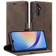 Чехол для Samsung Galaxy A54, ERBORD Vintage, бумажник с клапаном, кофе