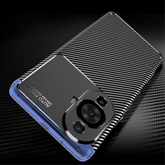 Чехол до Huawei Nova 11 Pro, Carbon Gel, чёрный