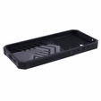 Бронированный чехол для Samsung Galaxy S23 FE, Camera Slide Card Slot, чёрный + 9H стекло