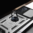 Чехол NOX Camera Slide Huawei Nova 9 SE, CamShield Slide, серебро