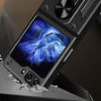 Бронированный Чехол до Samsung Galaxy Z Flip5 5G, Nox Case Ring, чёрный