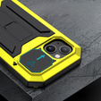 Чохол для iPhone 13 Mini, R-JUST CamShield Slide, броньований, жовтий / чорний